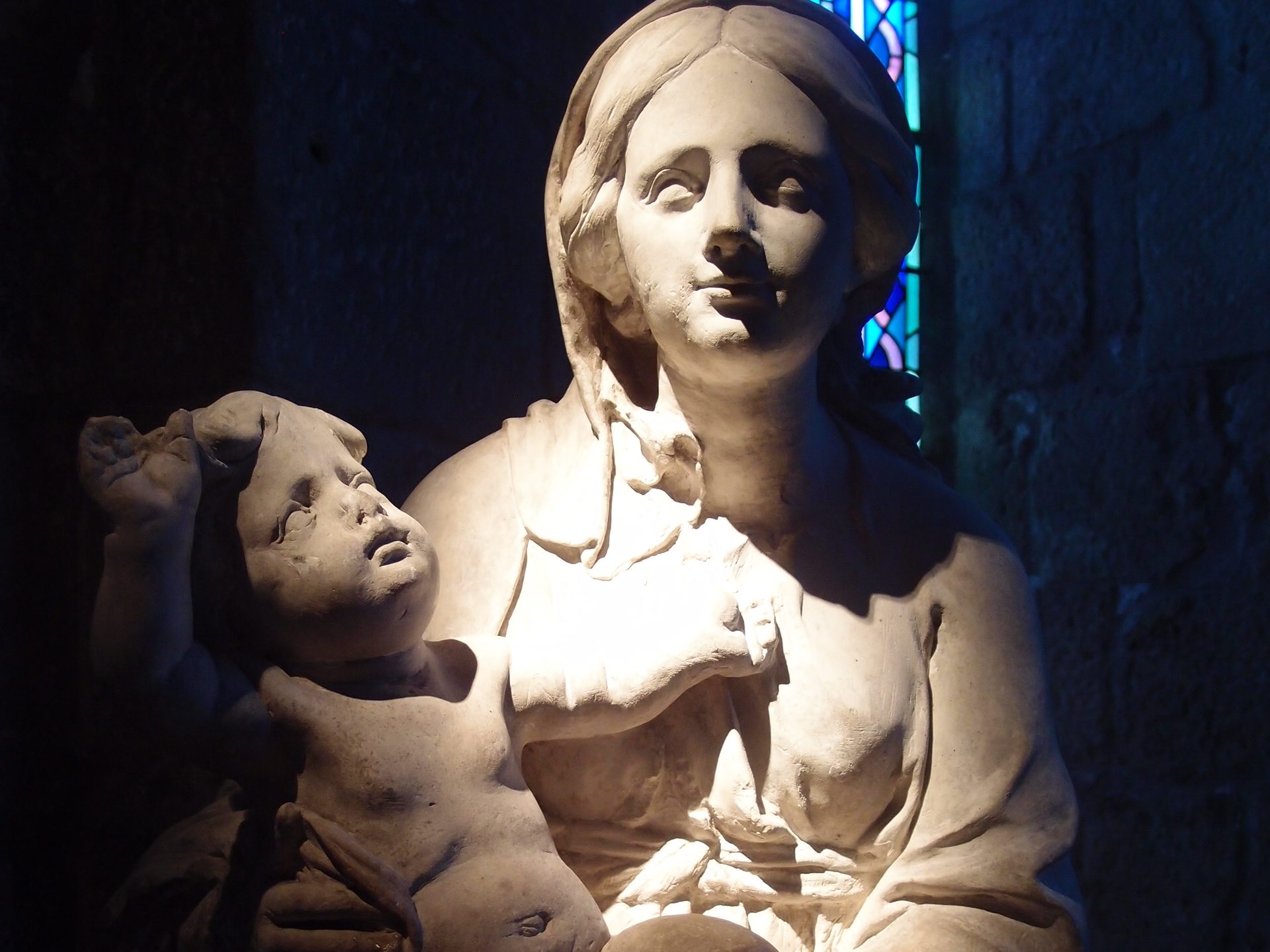 Statue Notre-Dame de Beaugency, Abbatiale de Beaugency (Copyright EM 2016)
